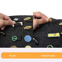 Felt Jewelry Display Book for Pin and Brooch Storage, Compact and Portable Organizer thumbnail