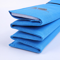 Beige Portable Outdoor Folding Seat Cushion - 42cm x 32cm for Camping and Hiking thumbnail