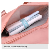 Nevy Blue Stylish Gym Travel Bag with Shoe Compartment, Lightweight and Durable Design thumbnail