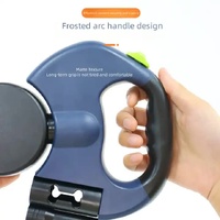 Red Dual Retractable Dog Leash | 2-in-1 Automatic Pet Leash for Walking Two Dogs Simultaneously thumbnail