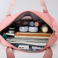 Black Large Capacity Travel Bag with Expandable Design, Waterproof & Wet-Dry Separation, 360° Spinner Wheels - Ideal for Students, Business, and Mater thumbnail