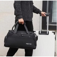 Blue Large Capacity Gym Bag with Wet and Dry Separation – Multifunctional Travel, Sports, and Swimming Bag for Men and Women thumbnail