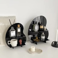 31*27*8cm Transparent Acrylic Desktop Storage Organizer - Christmas Aromatherapy Display Shelf for Cosmetics, Candles, and Decorative Items thumbnail