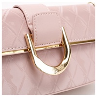 Black Elegant Quilted Chain Shoulder Bag for Office Professionals | Simple and Fashionable Small Square Bag for Women thumbnail