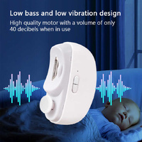 White Automatic Electric Nail Clipper & Grinder – Multi-Functional Safe Nail Trimmer for Adults & Kids thumbnail