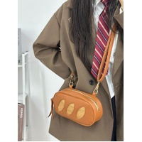 Creative Cute Baguette Crossbody Bag – Unique Bread Design, Fashionable Shoulder Bag for Daily Use thumbnail