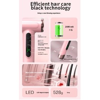 White Wireless Hair Dryer with Cold & Hot Air, Portable Large-Capacity Rechargeable Ionic Dryer, Fast-Drying, Lightweight and Compact for Home and Tra thumbnail
