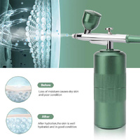 Black Portable Oxygen Infusion Nano Spray Facial Beauty Instrument - High Pressure Needle-Free Skin Care Mist Sprayer thumbnail