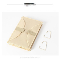 Off White Hanging Dustproof Storage Bag - Multi-Layer Organizer for Bags, Clothes & Accessories, 4-Tier Non-Woven Fabric thumbnail