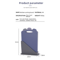 Double-Sided Antibacterial Kitchen Chopping Board Set with Non-Slip Base and Food-Specific Tabs - 3-Piece Set thumbnail
