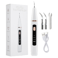 3-Speed Ultrasonic Electric Dental Cleaner with LED Light and Type-C Charging - Professional Plaque Remover Kit thumbnail