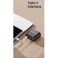 Pink Wireless Hair Straightening Brush with Adjustable Temperature - Model HK-118 thumbnail