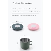 Pink Multifunctional Cooling and Heating Cup with Mug - 10W Rapid Temperature Adjustment thumbnail