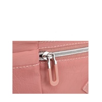 Lightweight Nylon Crossbody Shoulder Bag - Light Blue, Adjustable Strap, Multi-Pocket Design thumbnail