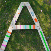 Wooden Sensory Balance Beam Set for Kids - Indoor and Outdoor Balance Training thumbnail