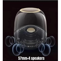 LP90 White 360° Bluetooth Home Theater Speaker - LED Light Effect, 120W Surround Sound thumbnail