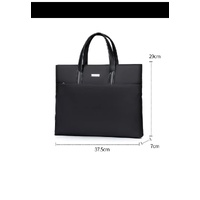 Gray Lightweight Business Tote Bag - Durable and Stylish for Work and Travel thumbnail