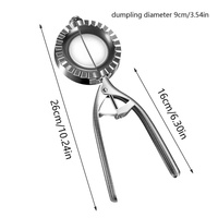 Stainless Steel Dumpling Maker with Handle - 304 Food-Grade Material thumbnail