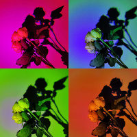UFO RGB Sunset Projection Lamp with 16 Colors and Remote Control - Black thumbnail
