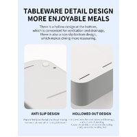 Kitchen Tableware Rack - Non-Punching Installation, Gray thumbnail