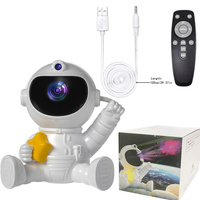 Astronaut Galaxy Projector Night Light with Remote Control(Pentagram) thumbnail