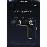 LC-007-Black Professional Massage Gun with LCD Display - Deep Tissue Muscle Massager thumbnail