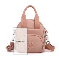Coffee Mini Waterproof Nylon Backpack - Lightweight Casual Crossbody Bag thumbnail