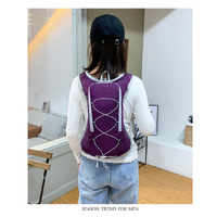 Purple Outdoor Sports Hydration Backpack for Running, Hiking, and Cycling - Lightweight and Waterproof thumbnail