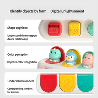 Animal Shape Sorter Toy - Educational Toy for Toddlers 18 Months and Above - Interactive Colorful Button Press Toy thumbnail