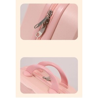 Pink 14-inch Mini Handheld Luggage Case - Stylish Makeup and Storage Box with ABS Shell thumbnail