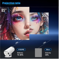 Portable 180 Degrees Adjustable Mini Projector - Full HD Home Theater thumbnail