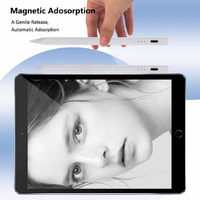 White Stylus Pen for iPad (2018 & Later) - Tilt Pressure, Magnetic Attachment, LED Battery Indicator, Type-C Rechargeable thumbnail