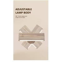 Yellow Touch-Control Dimmable Wooden LED Wall Light - Minimalist Design thumbnail
