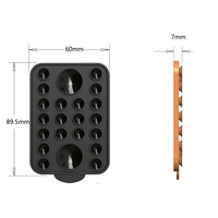 Rose-red Magnetic Phone Mount with High-Quality N52 Magnets - Strong, Durable, and Easy to Use thumbnail