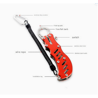 2 PCS Red Multi-Function Fishing Hook Remover Tool - Durable, Lightweight, and Compact thumbnail