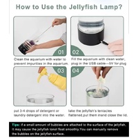 LED Jellyfish Lamp - Creative Night Light for Bedroom and Children's Room thumbnail