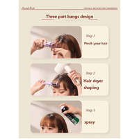 3-pack Pink Portable Hairstyle Brush for Root Volume - Multifunction Hair Styling Tool thumbnail