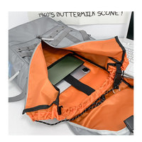Black Trendy Street Style Backpack - Large Capacity for Hiking, Students & Everyday Use thumbnail