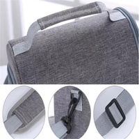 Grey Large Insulated Breast Milk Storage Bag, Dual Layer with Aluminum Foil Lining, Waterproof Oxford Fabric, Portable Handheld Food Container thumbnail