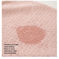 2 Pcs Pink Super Absorbent Waffle Weave Hair Towel, Multi-Functional Quick Drying Turban for Women, Soft & Fast Drying Head Wrap thumbnail