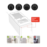 Black Multi-Function Sofa Cup Holder Tray, Silicone Drink Organizer, Adjustable and Easy-to-Clean Sofa Armrest Storage Box for Drinks, Snacks, and Gad thumbnail