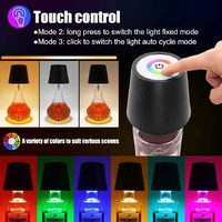 Gold RGB Color-Changing LED Bottle Lamp - Adjustable Smart Lighting for Home Decor thumbnail