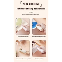 2 Pcs Pink Pig Mini Handheld Heat Sealing Machine for Food Bags – Compact, Portable, USB Rechargeable thumbnail