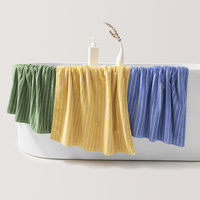 Blue Soft and Absorbent Cotton Towel Set | 3-Piece Luxury Bath Towels - Ideal for Adults, Face & Bath Towels thumbnail