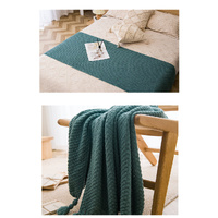 Turmeric 110cm x 150cm Soft Tassel Throw Blanket for Sofa or Bed, Cozy  Casual Blanket for Office Nap, Minimalist Bed End Cover thumbnail