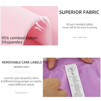 Size L Minimalist String Thong Underwear - 6-Pack in Black, White, Tango Red, Grey, Mint Green, and Violet thumbnail