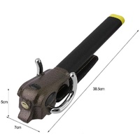 Foldable Car Steering Wheel Lock - Anti-theft Device with 2 Keys for Vehicle Protection thumbnail