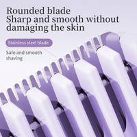 Beige Double-Headed Hair Removal Trimmer - Precision Shaving & Shortening with Type-C Charging thumbnail