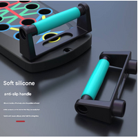 With Handle and Drawstring Multifunctional Push-Up Board - 9-in-1 Foldable Push-Up System for Strength Training thumbnail