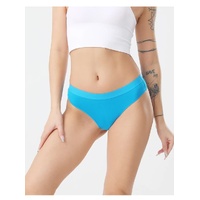 4 pcs Women's Sexy Low-Waist Cotton Thong Underwear, Size L thumbnail